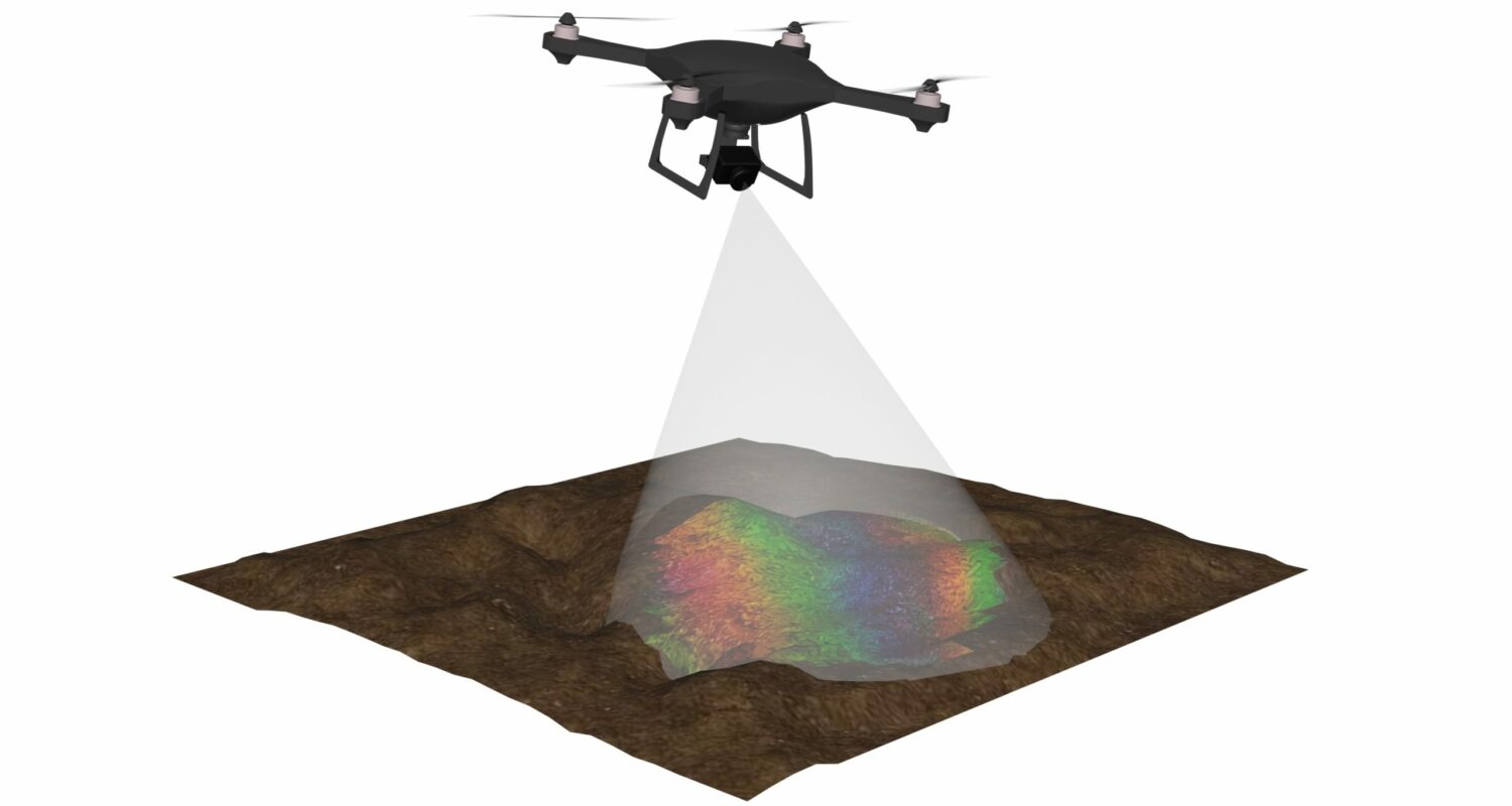 3d,Rendering,Of,How,A,Drone,Can,Perform,Photogrammetry,And